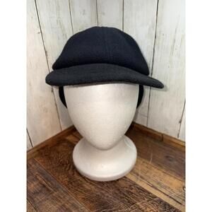 Vintage Croakies Jackson Hole Fleece Trapper Ear Warmer Ski Hat Snapback Made US